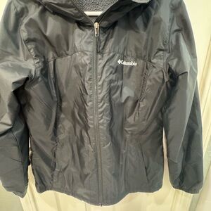 Columbia Women's Gray Raincoat